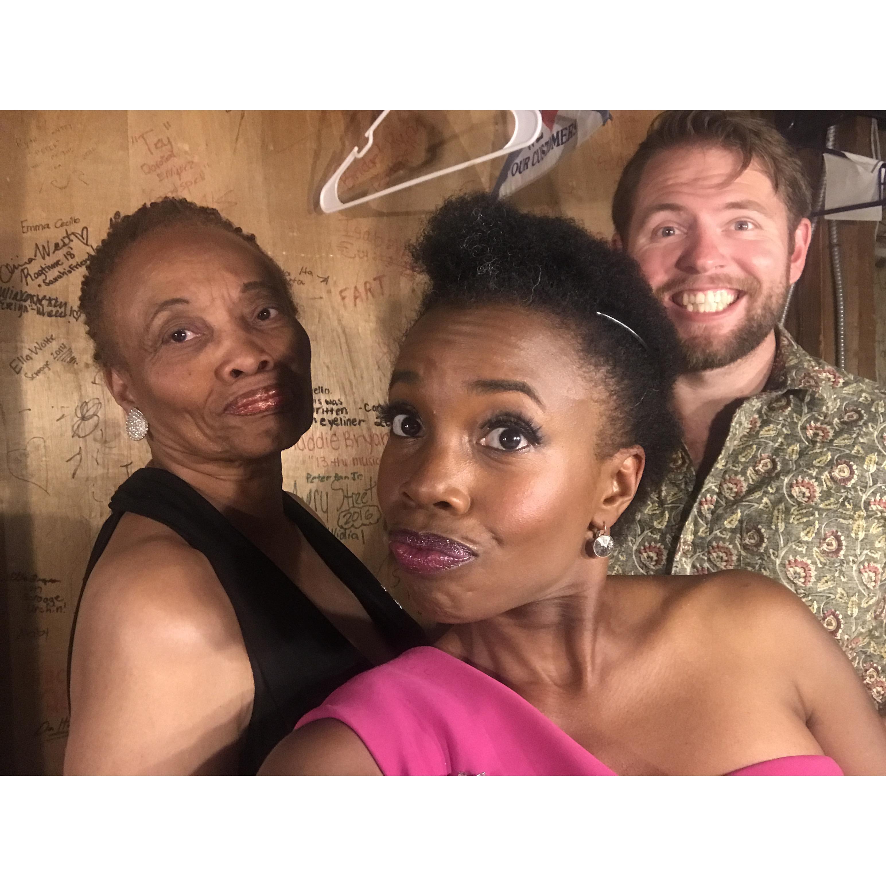 Backstage shenanigans.