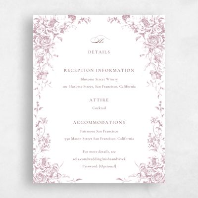 Dusty Rose, Pink Wedding Enclosure - Hattaway