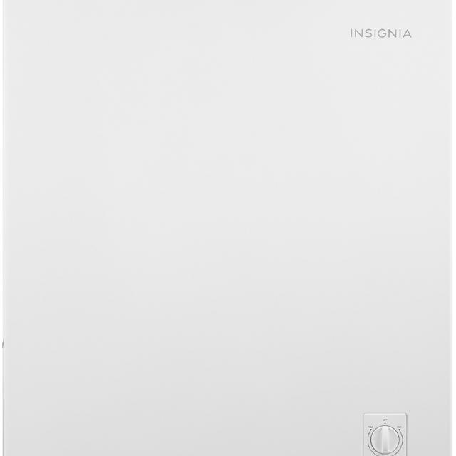 Insignia™ - 5.0 Cu. Ft. Garage Ready Chest Freezer - White