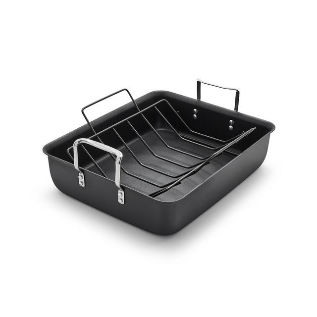 Calphalon Classic Hard-Anodized Nonstick Cookware 16" Roasting Pan with Rack