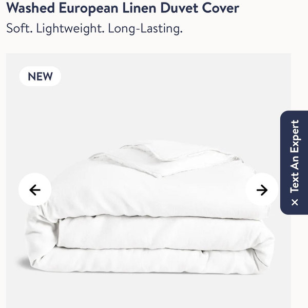 Washed European Linen Duvet Cover