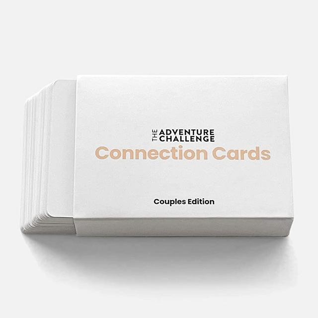 The Adventure Challenge Connection Cards, Couples Edition, 50 Question Cards for Couples, Date Night Ideas, Relationship Card Game for Couples