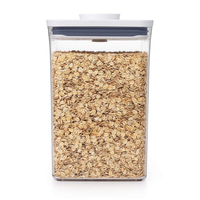 OXO Good Grips POP Container – Airtight 4.4 Qt for Flour and More Food Storage, Square, Clear