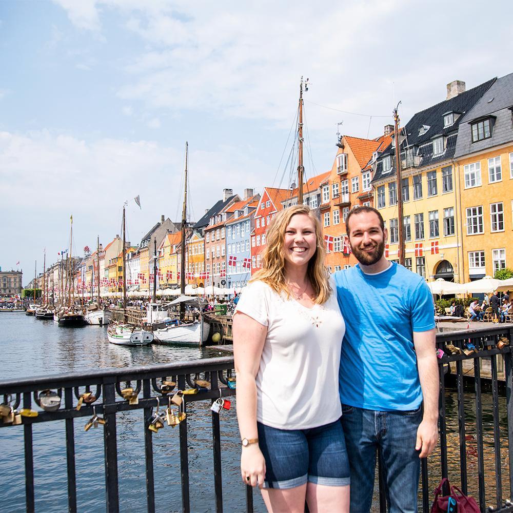 Recreating one of the first photos we took together in Copenhagen