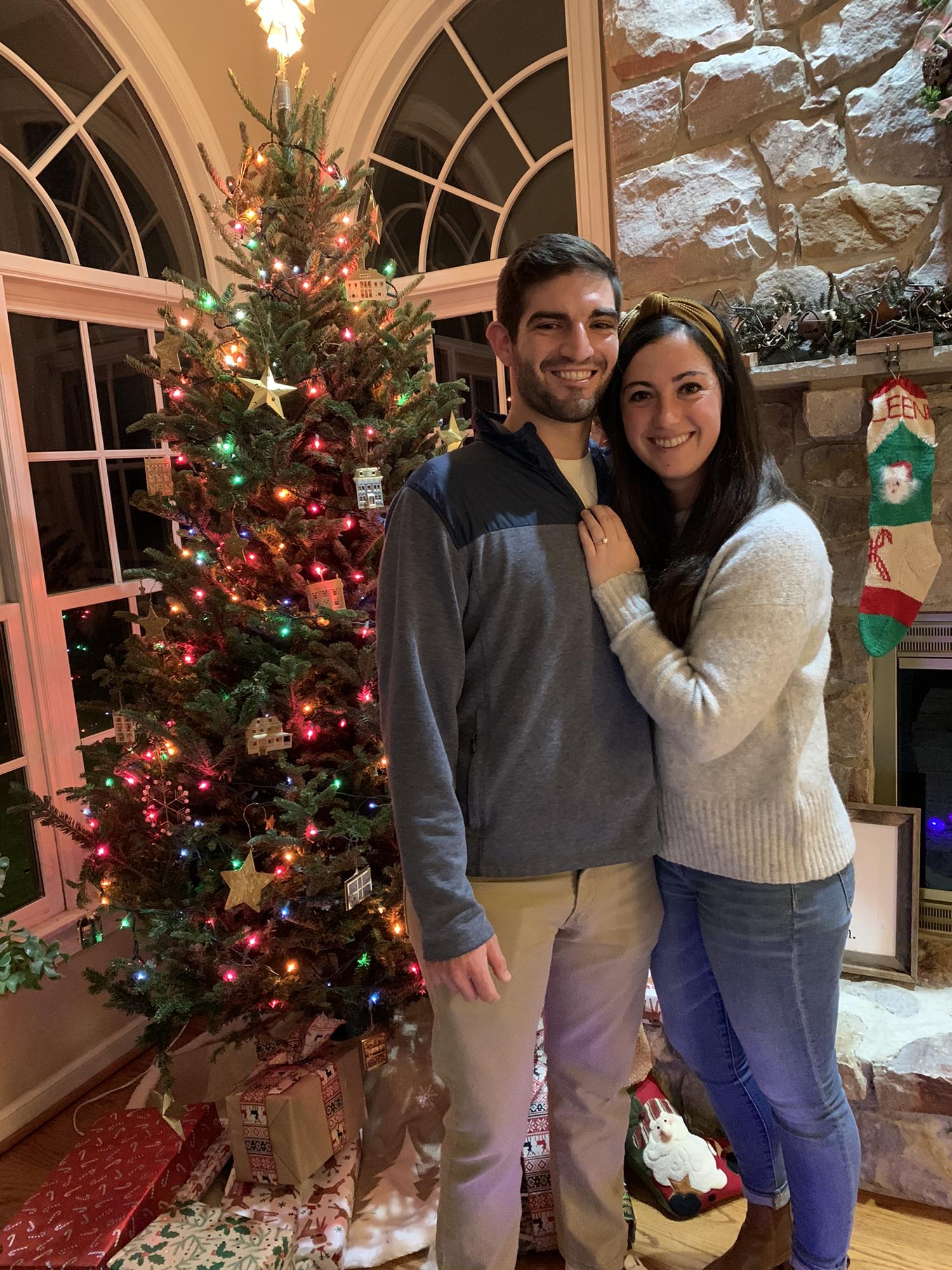 First engaged Christmas 2021