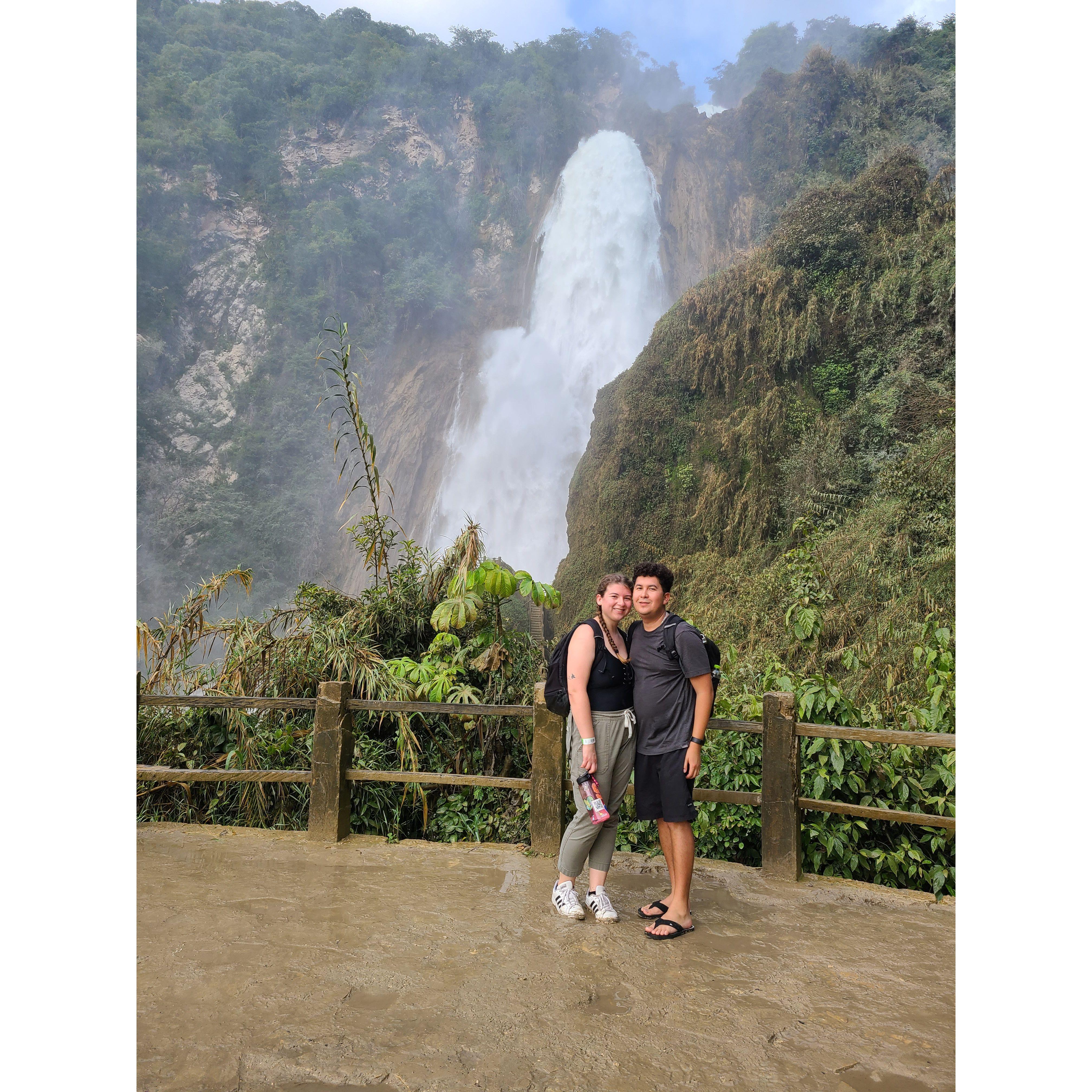 Visiting Cascada El Chiflon, outside of Comitan, Chiapas