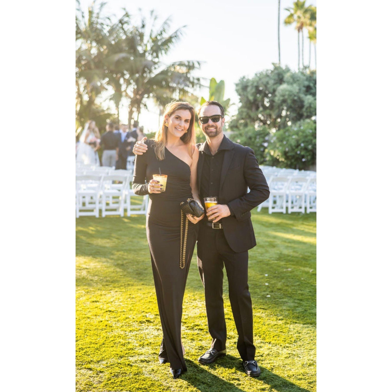 At our friends wedding in San Diego.
