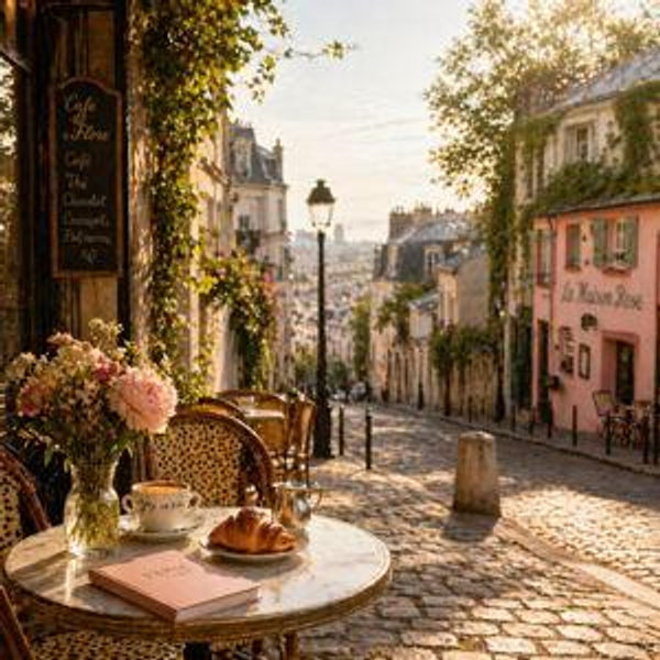 Montmartre Stroll & Café Date