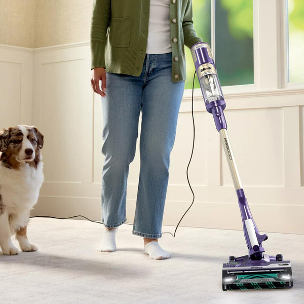 Shark POWERDETECT Ultra-Light Corded Stick Vacuum with DuoClean Technology, Self-Cleaning Brushroll for No Hair Wrap, Anti-Allergen Complete Seal, and Odor Neutralizer Technology, HZ4002