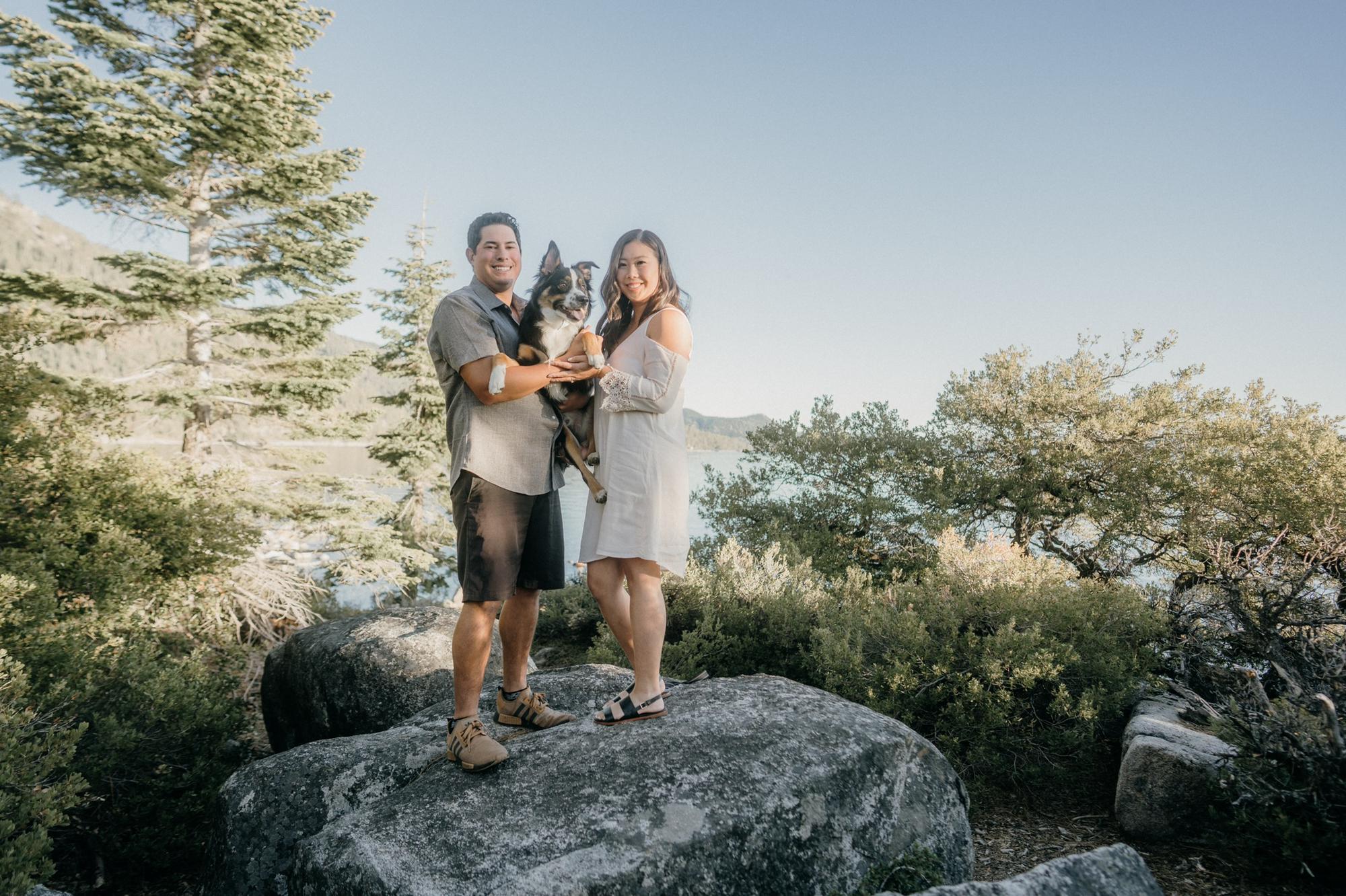 Engagement Photos - Sand Harbor Beach, Lake Tahoe