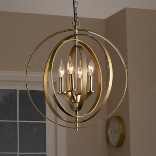 Roisin 4-Light Orb Chandelier