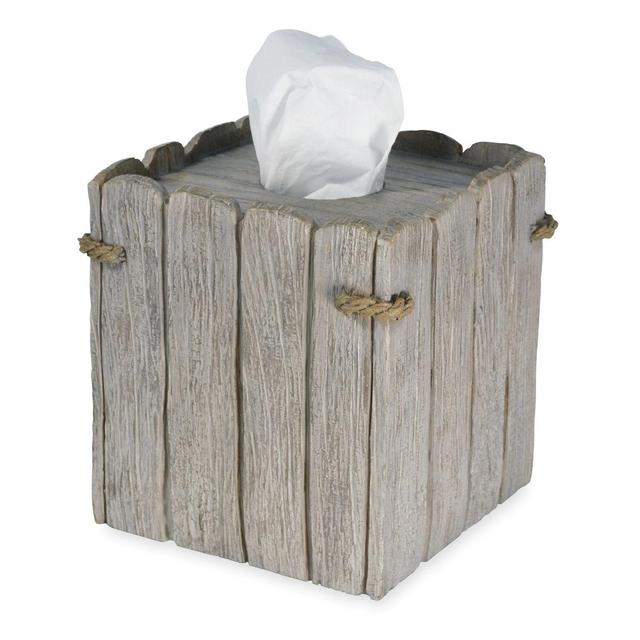 Destinations™ Driftwood Boutique Tissue Box Cover