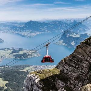 Lake Lucerne Mt. Pilatus Gondola, Cable Car, and Boat Trip