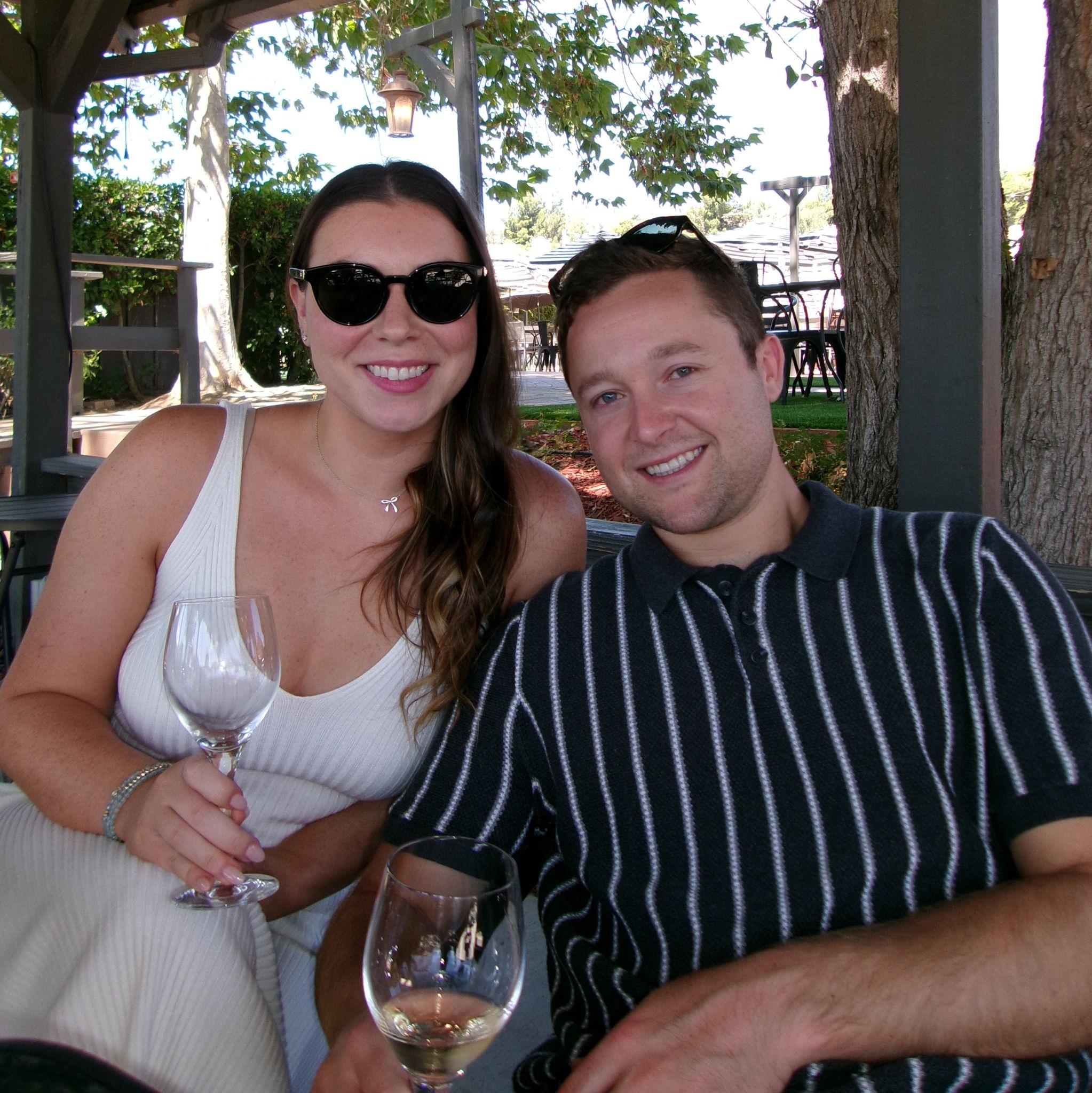 Celebrating Jenna's 26th Birthday at Somerset Winery with our family