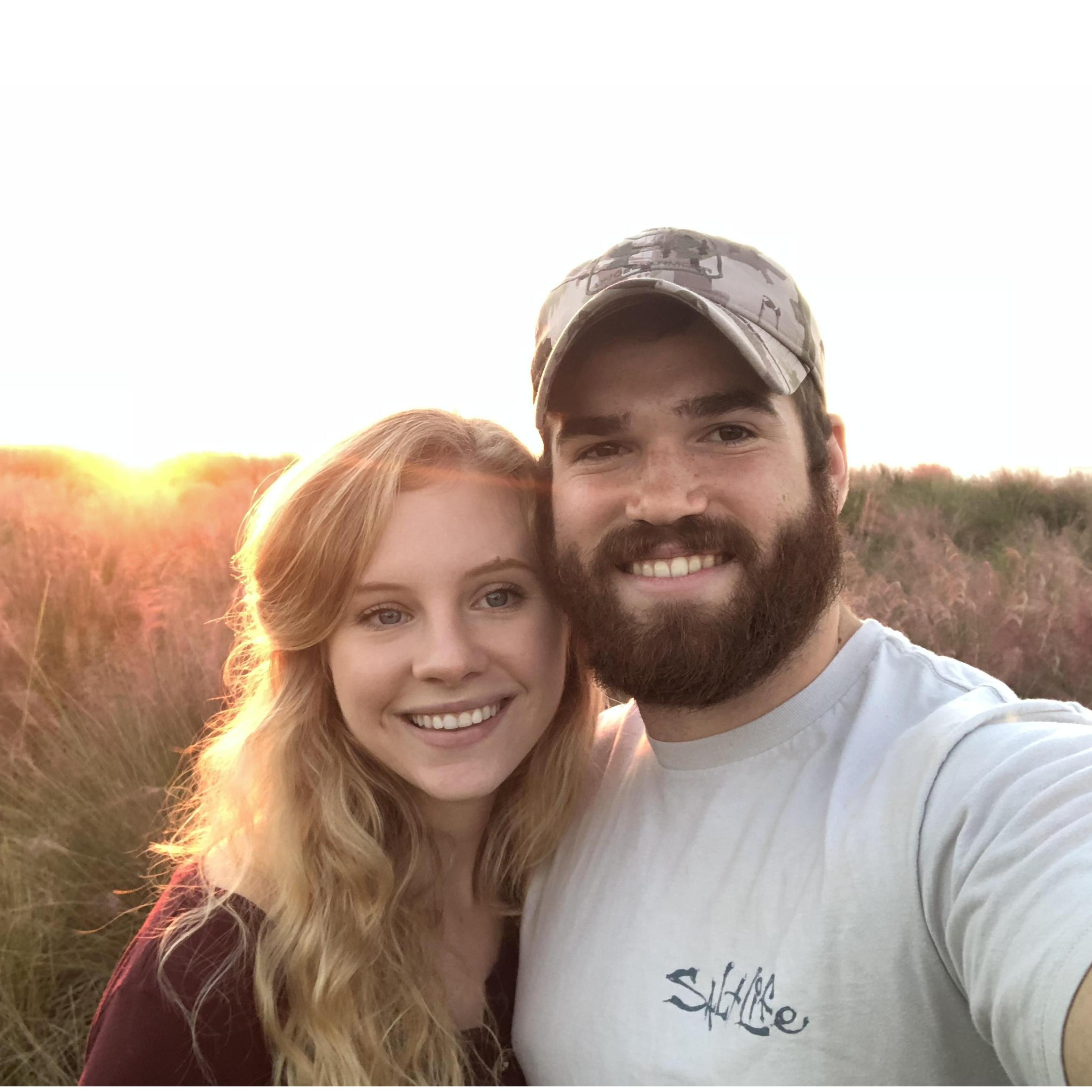Trips to the park to watch the sunset.