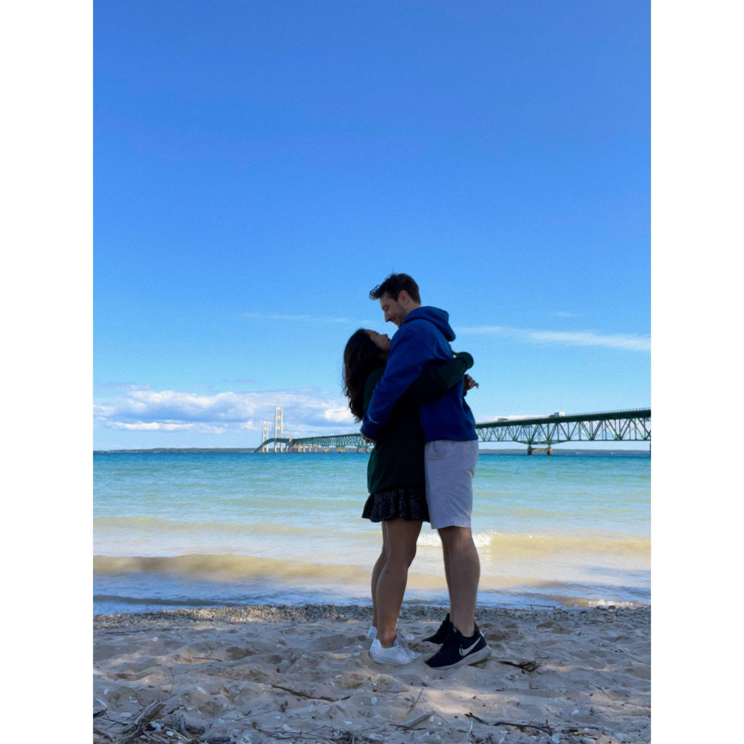 Rys's first visit to Mackinac City!