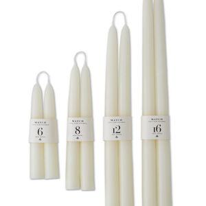Beeswax Tapers, Set of 2 (Ivory / 12")