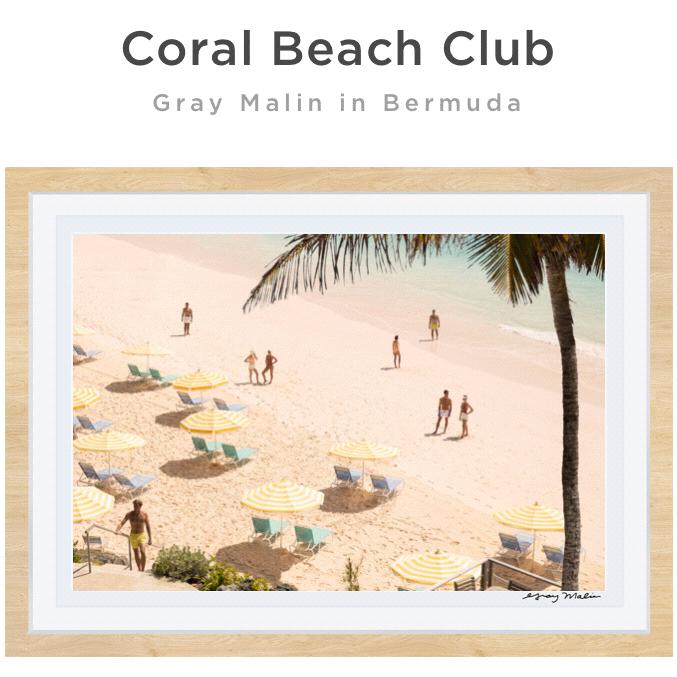 Bermuda's Coral Beach & Tennis Club by Gray Malin (incl. frame)