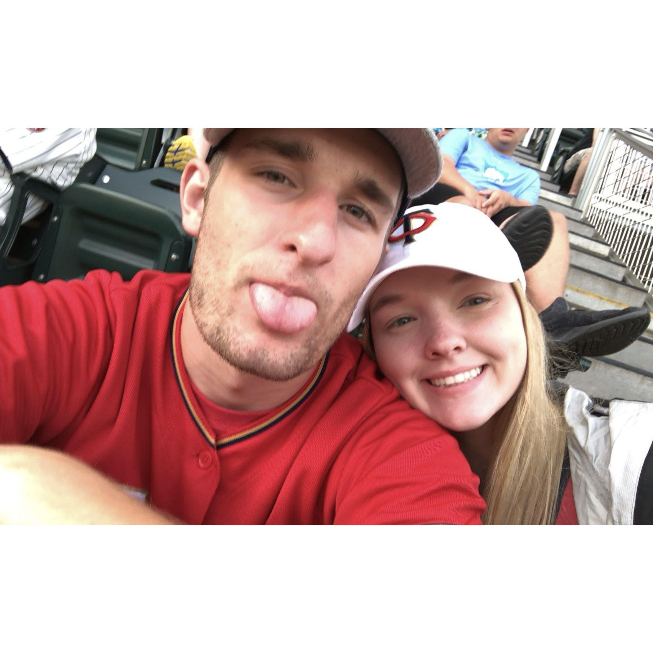 First Twins Game together!