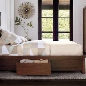 King Matera Bed with Storage (Oak)