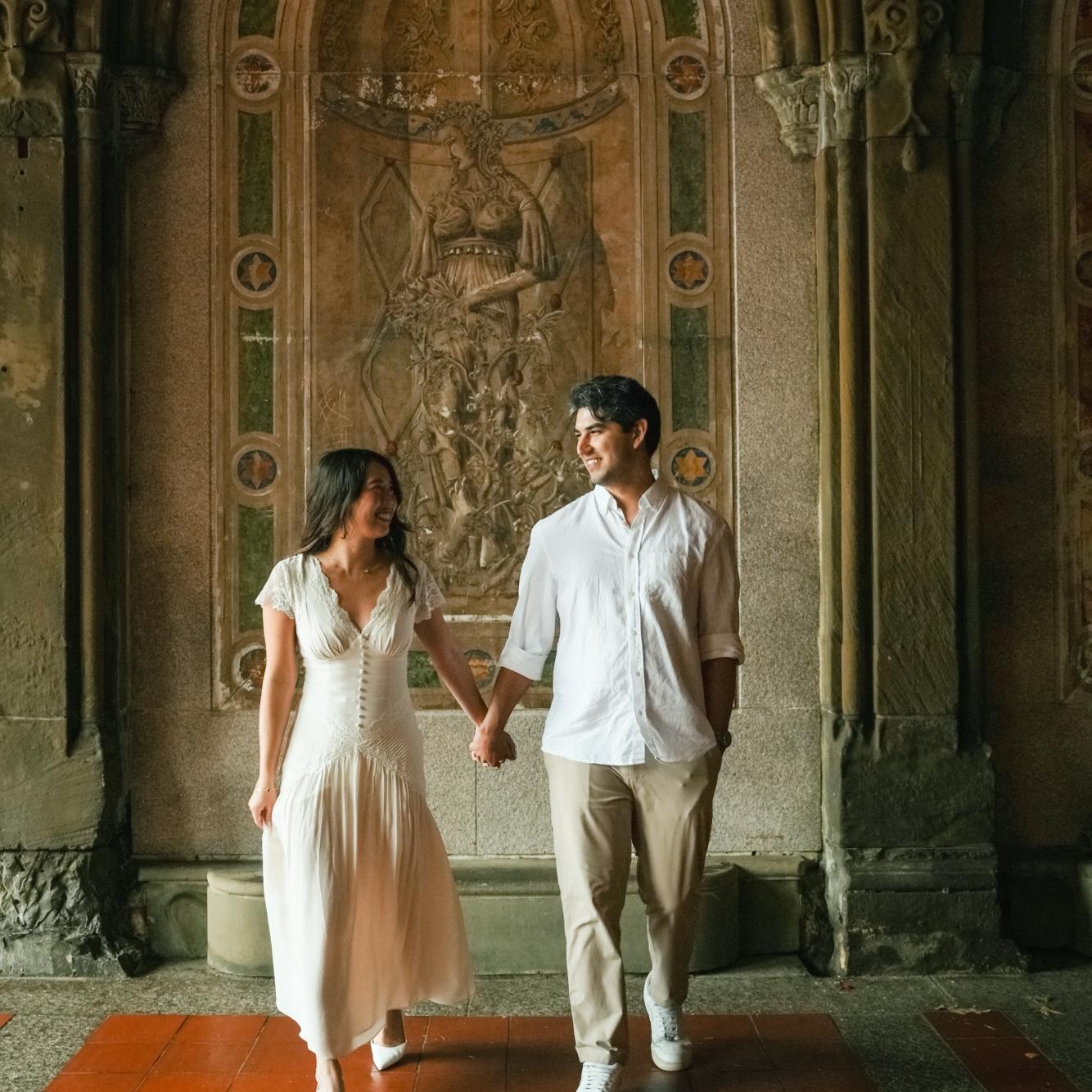 Engagement shoot in NYC