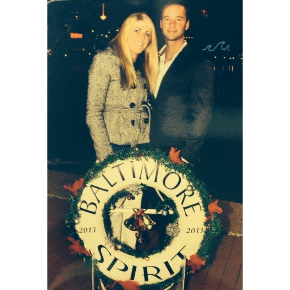 Our romantic 2 year anniversary...that ended up to be a booze cruise