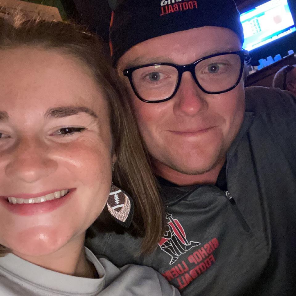 Our first ever photo of us both in the frame!