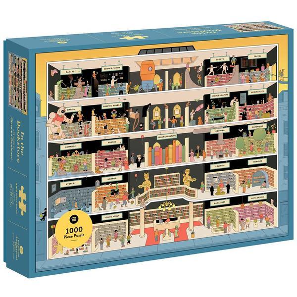 In the Bookstore 1000 Piece Puzzle