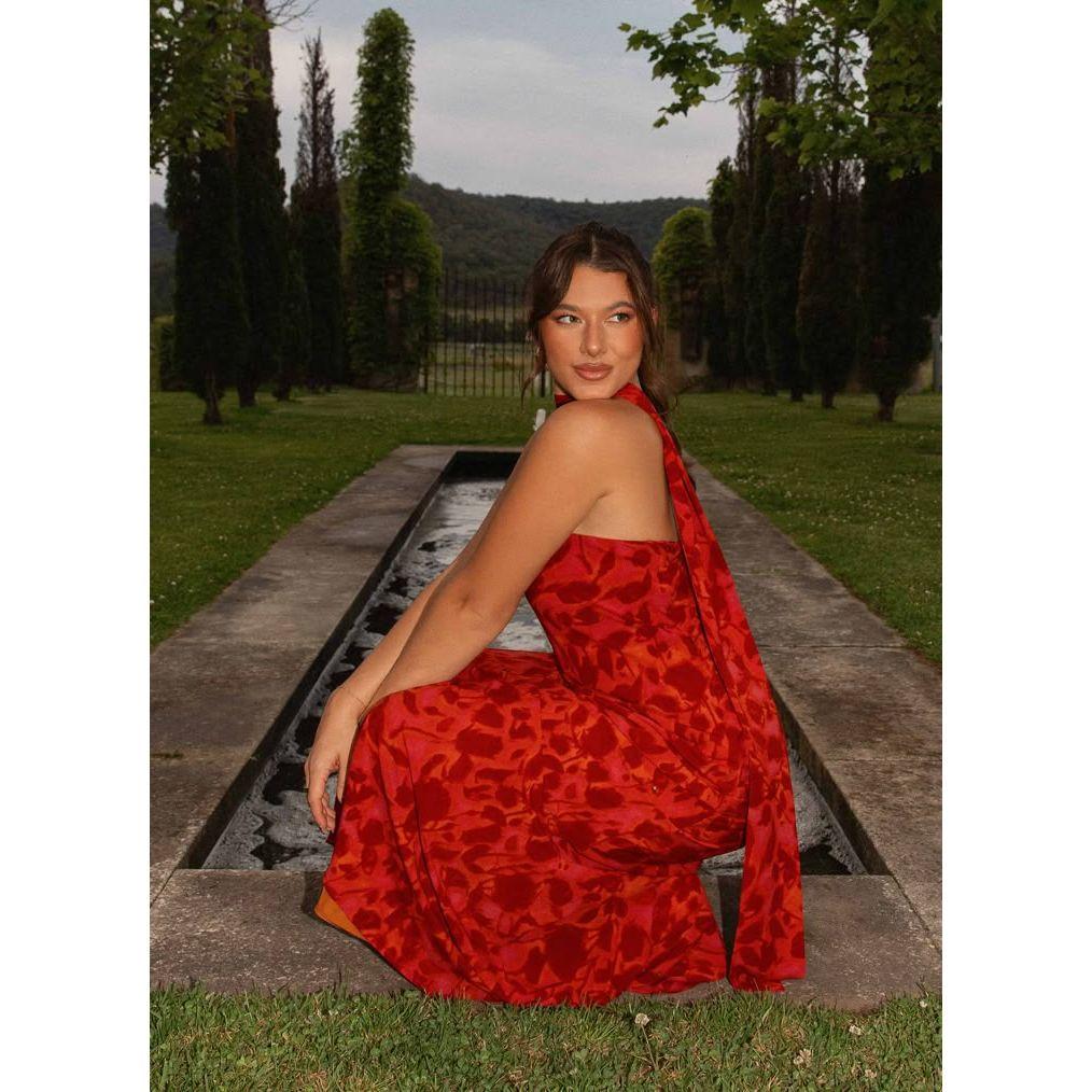 Under the Pagoda Maxi Dress