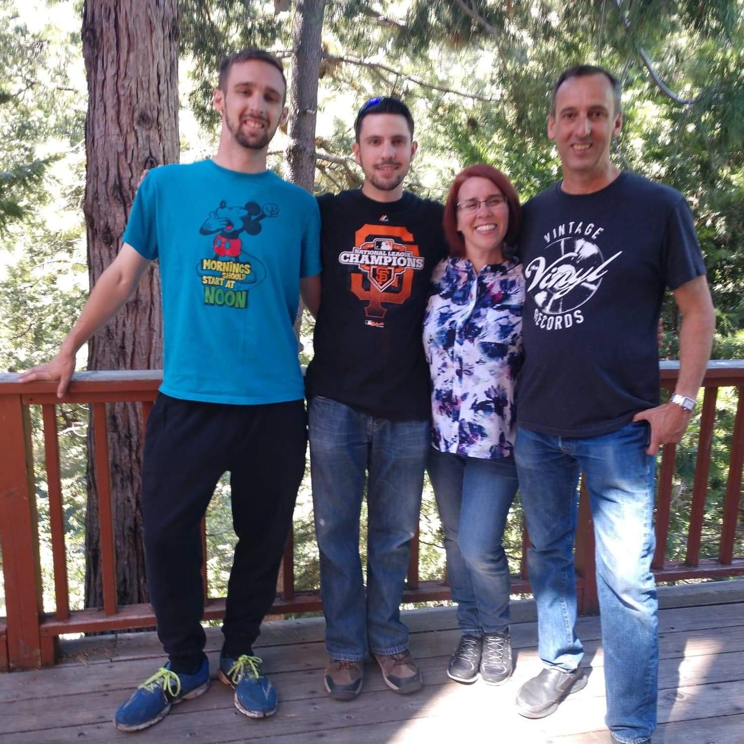 Father's Day at the cabin in Strawberry