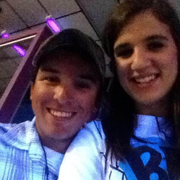 Bowling with friends years ago!
