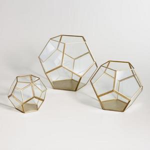 Brass Geo Terrarium