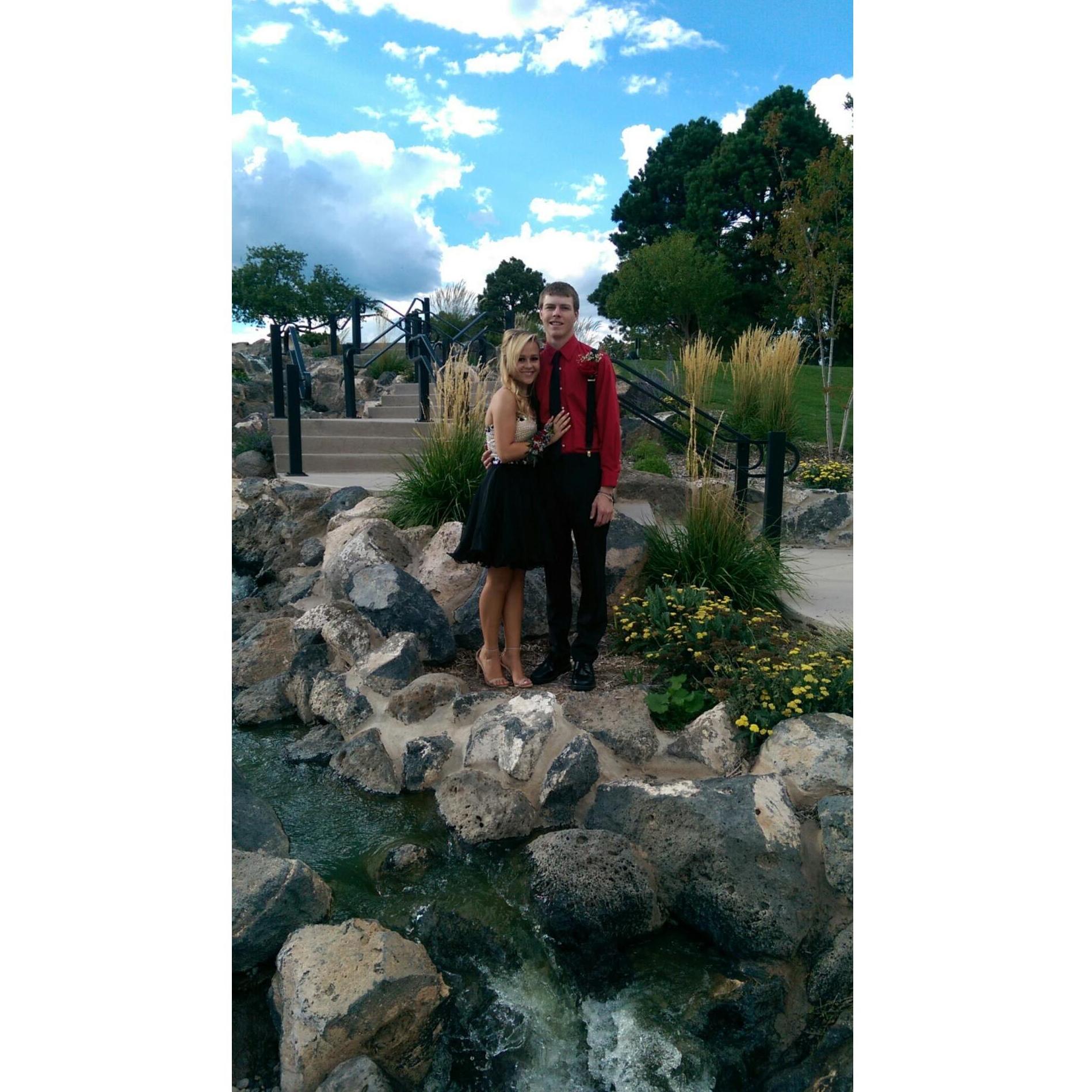 Nicole's senior homecoming