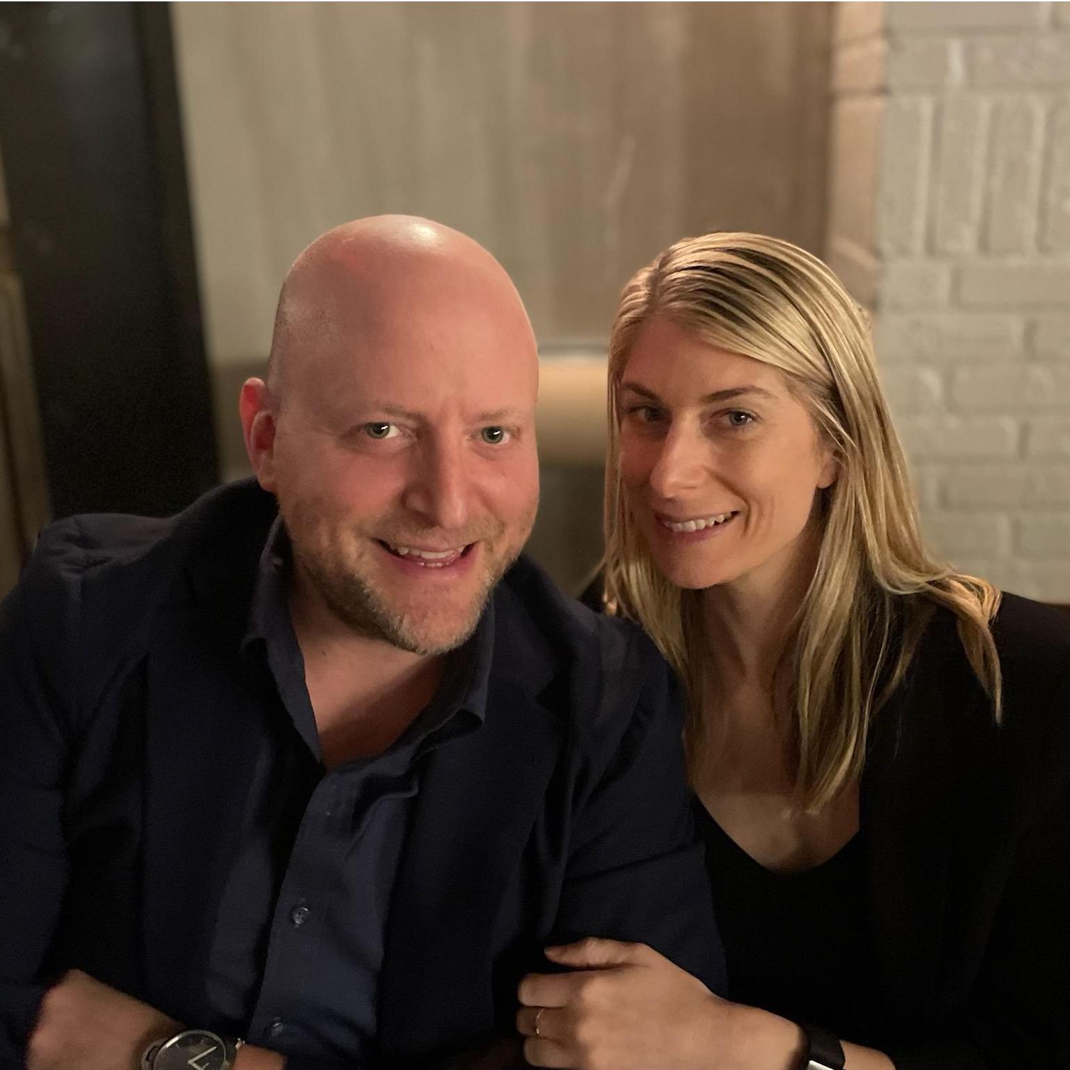 Mike looking psyched! Leeann looking gorgeous.