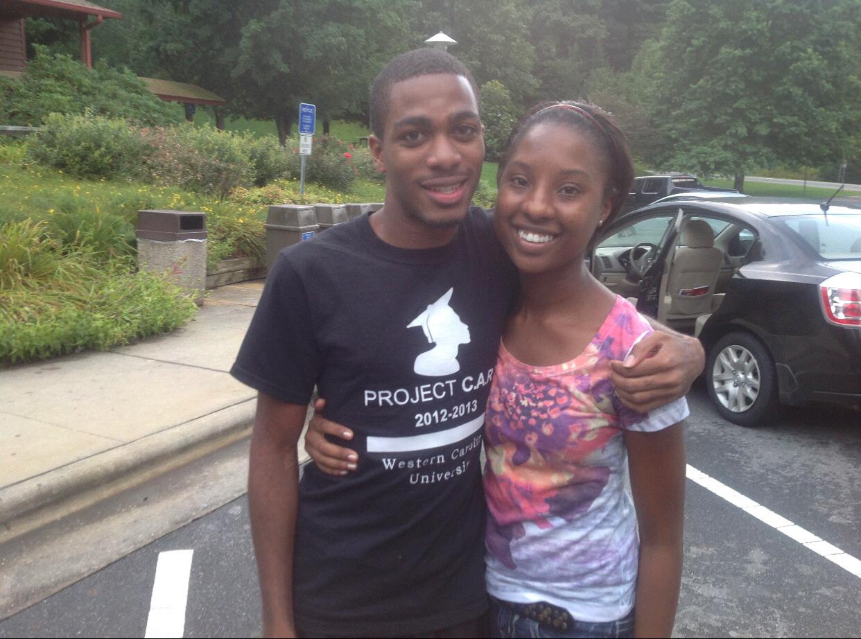The first picture we took together and the first time Jamie met my mom.