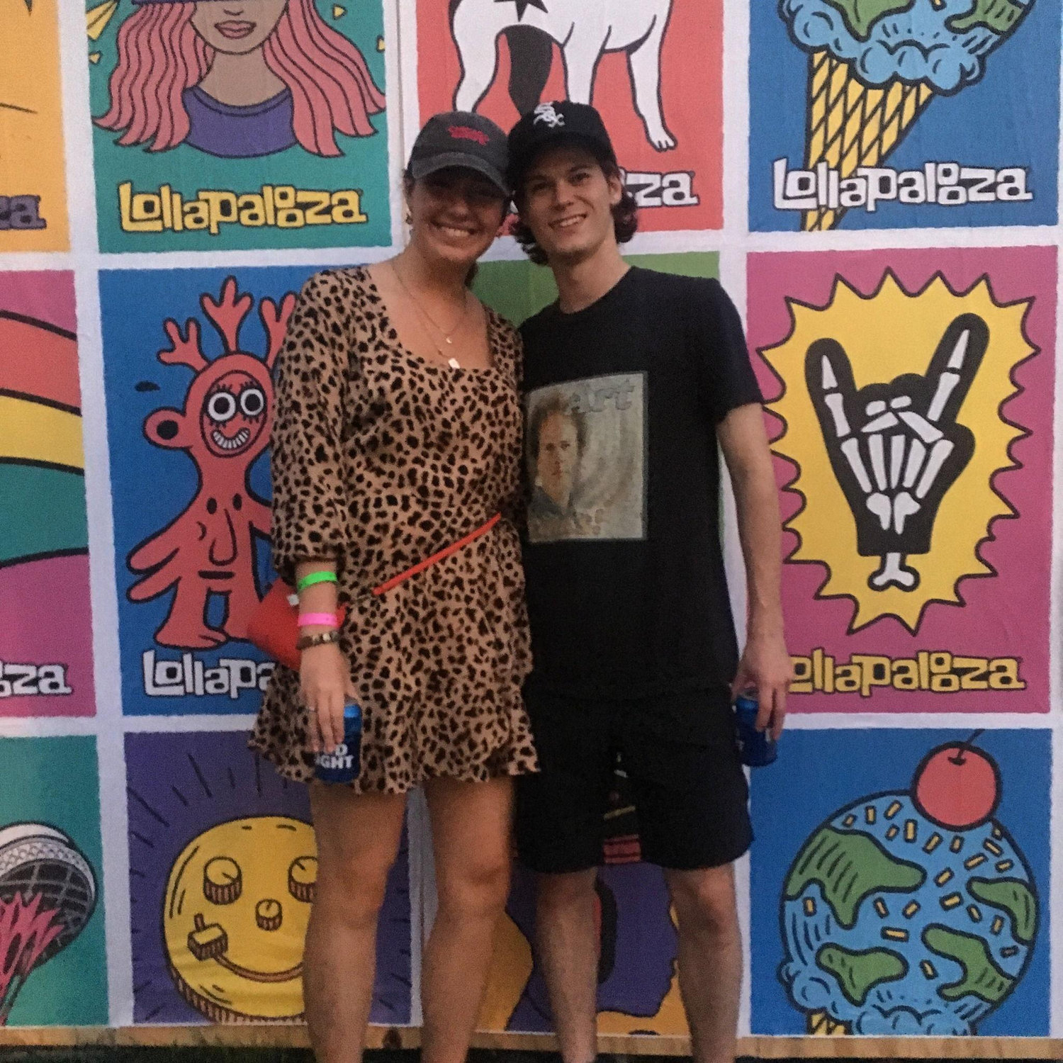 Backstage at lolla palooza where I learned Cartan knew every word to every Lil Wayne song