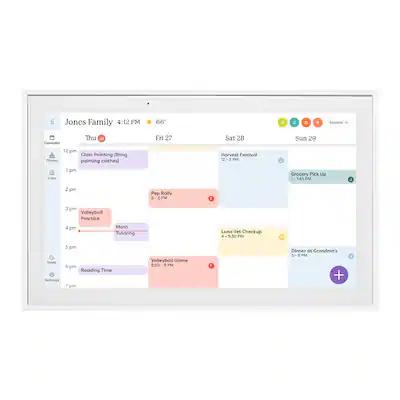 Skylight - Calendar: 15 Inch Touchscreen Smart Calendar and Chore Chart - White