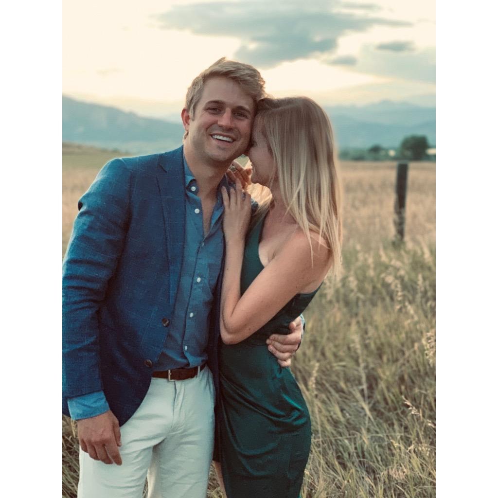 This is the first wedding we attended together!