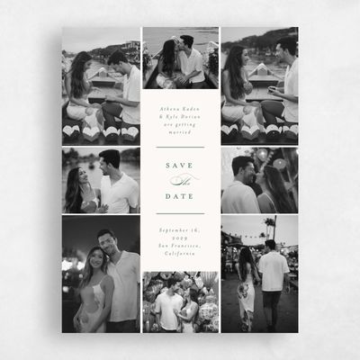 Hunter, Green Wedding Save the Date - Perseus Multiphoto