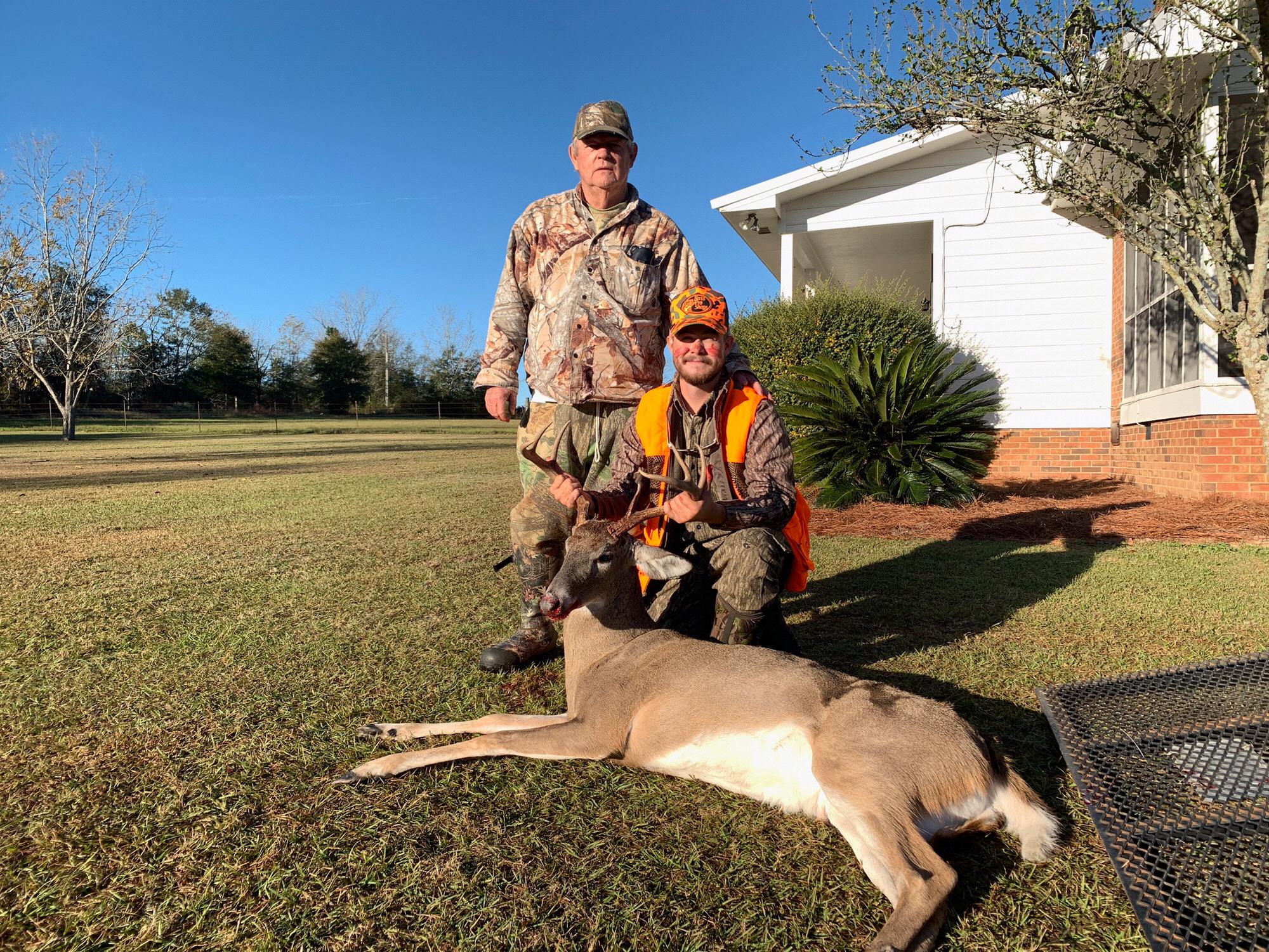 Bronsen’s first buck in Rebecca, GA 2019