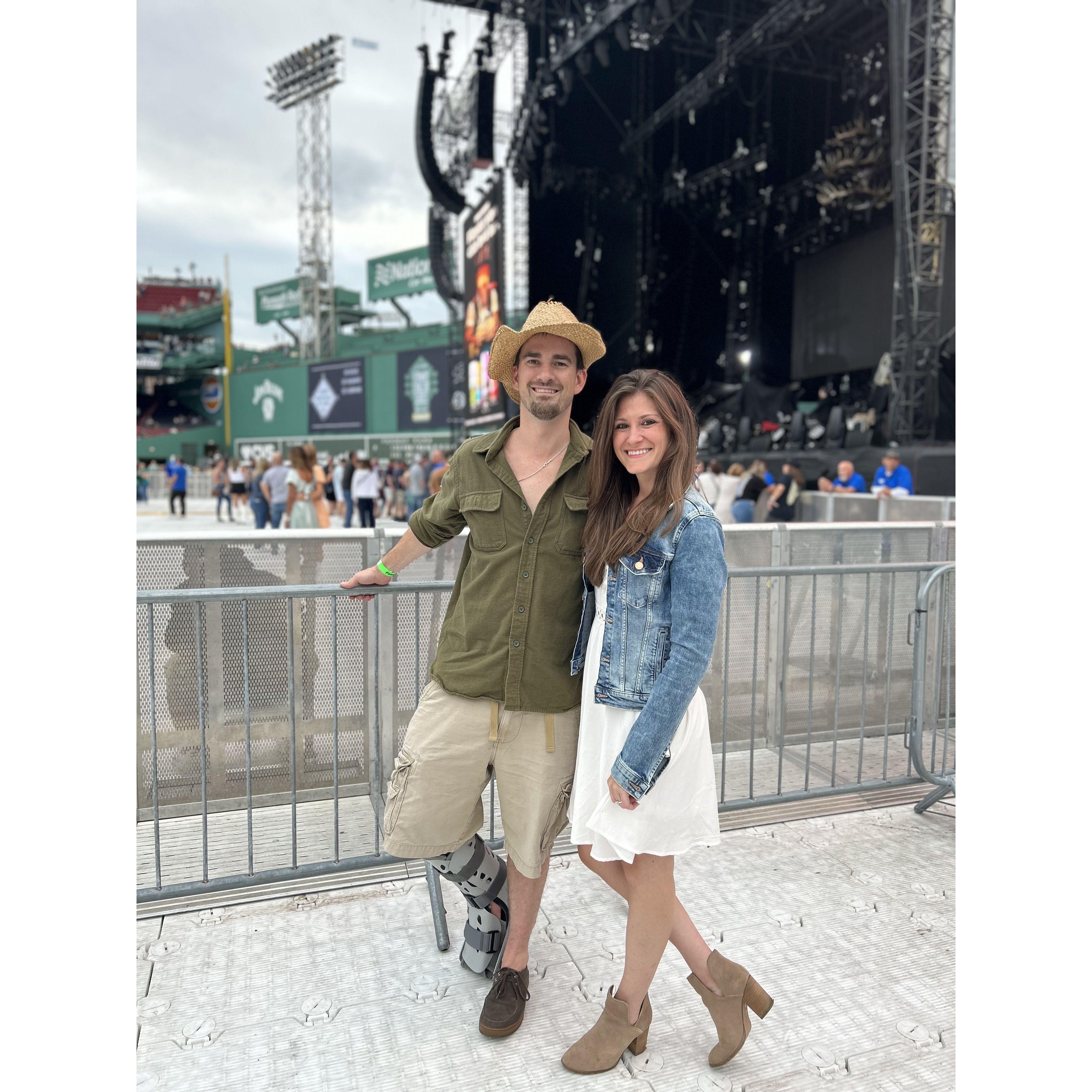 Zac Brown Band @ Fenway for our 4th Anniversary