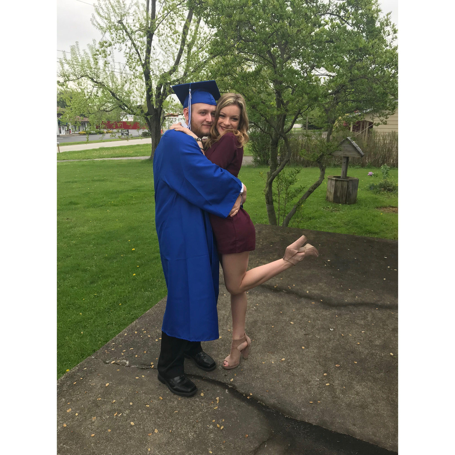 His High School Graduation