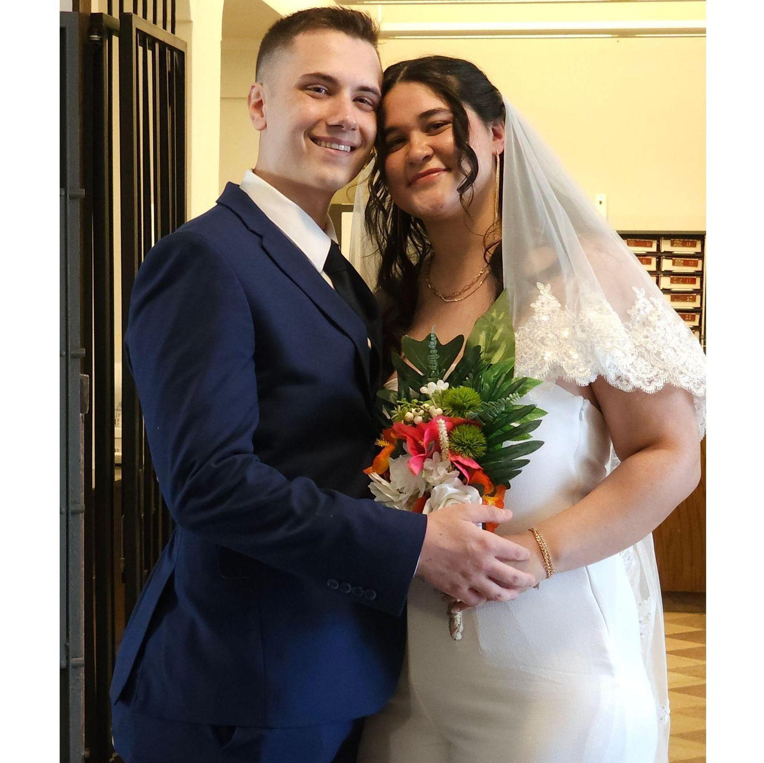 Our courthouse wedding!