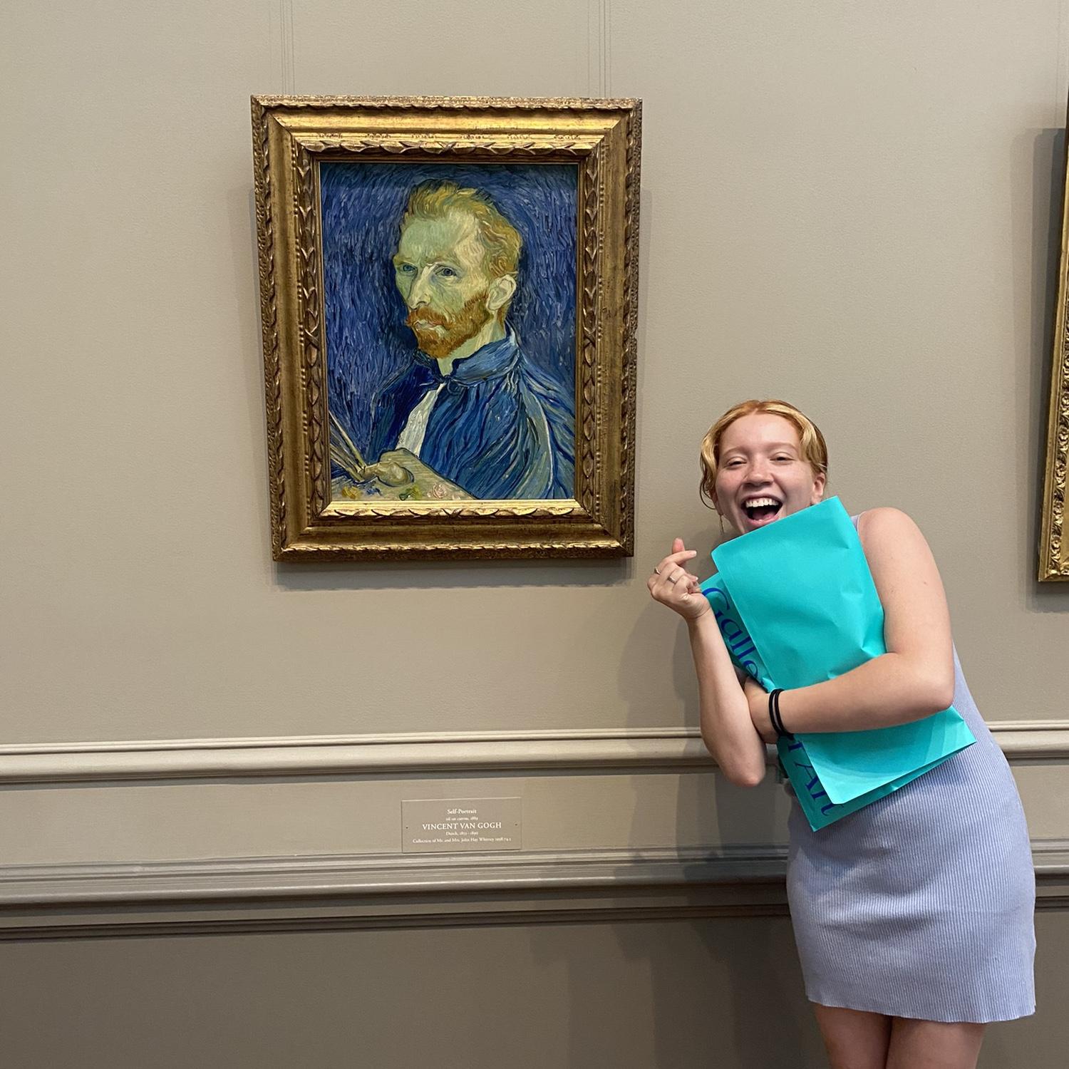 “I love Van Gogh!” Washington DC museum of art.