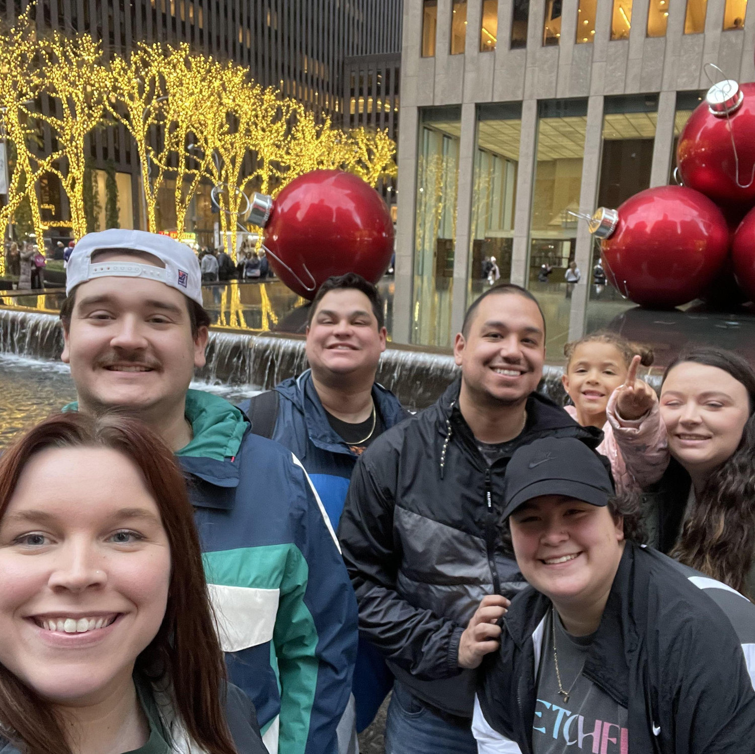 Kayla's family in NYC