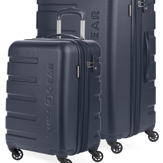 SwissGear 7366 Hardside Expandable Luggage with Spinner Wheels, Navy, 2-Piece Set (19/27)