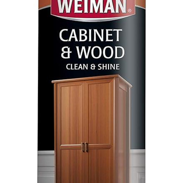 Weiman Cabinet & Furniture Polish - 17 Ounce - Aerosol Protect Clean Polish Wax Your Wood Tables Chairs Cabinets