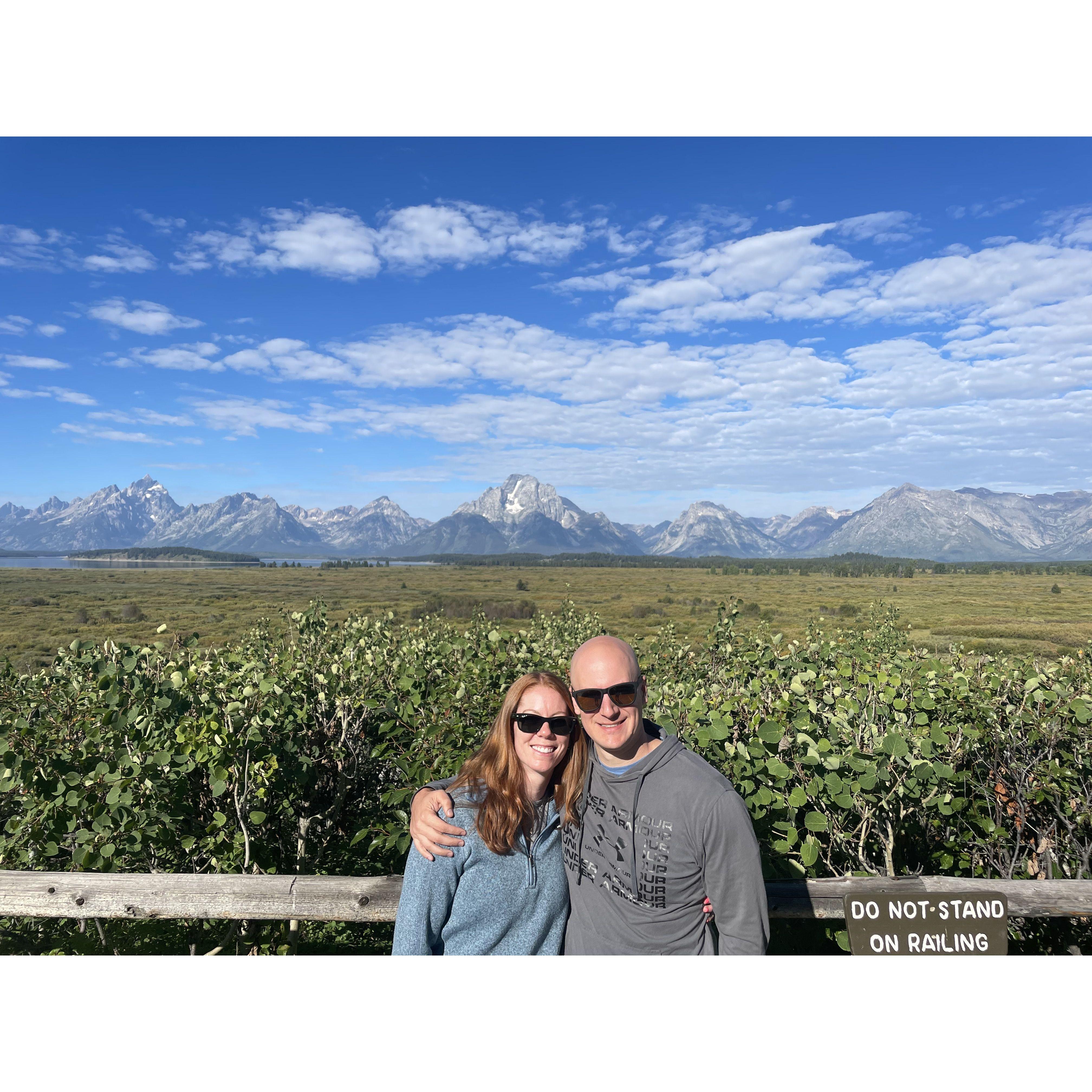 The majestic Grand Tetons! August 25, 2023
