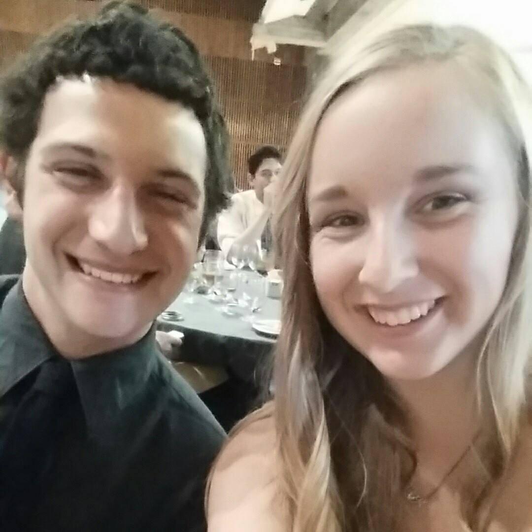 Alexis' first profile photo with Chris