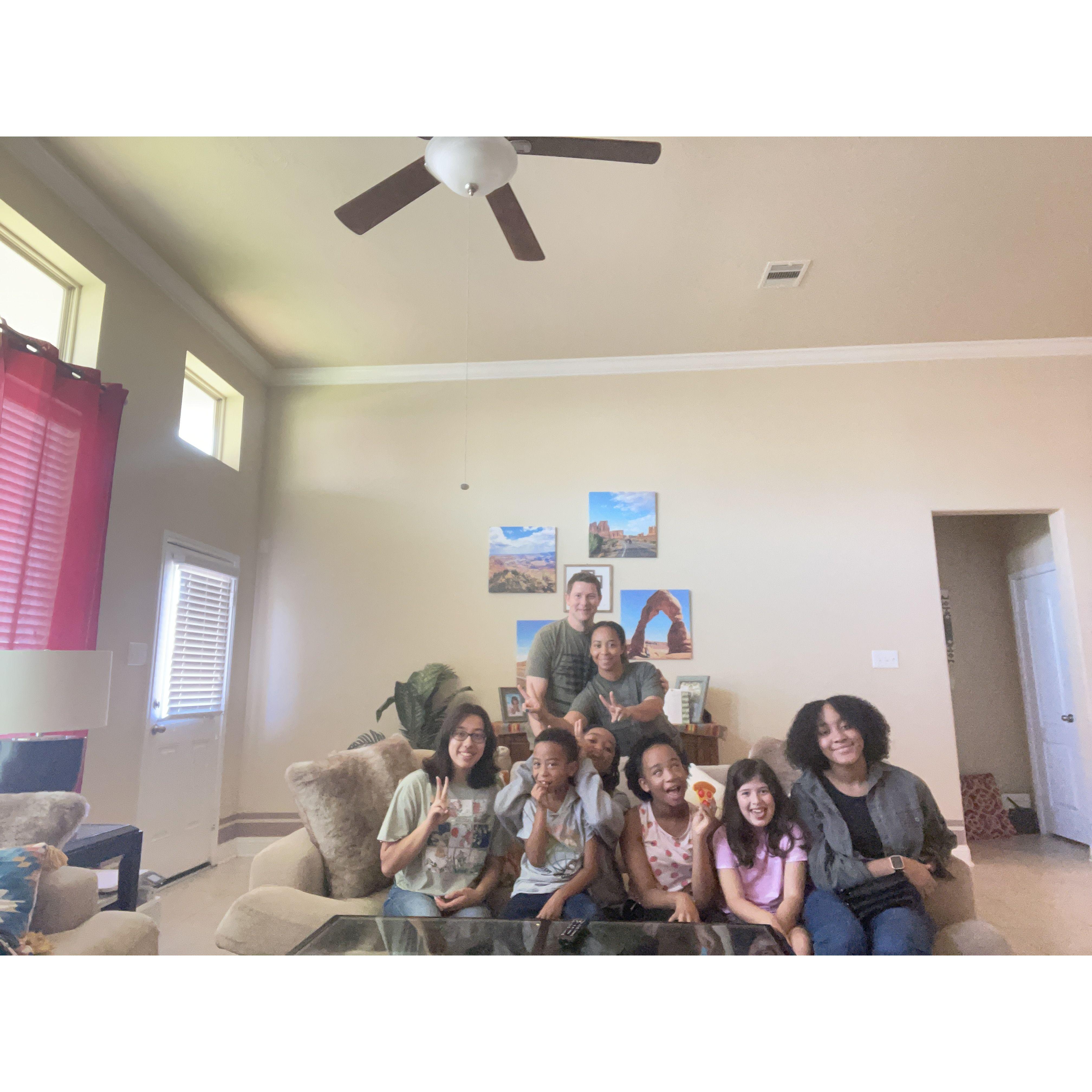 Our beautiful "Brady Bunch"